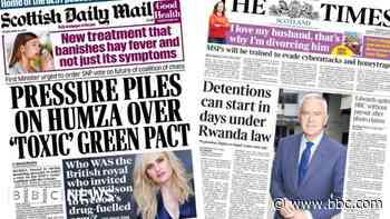 SNP-Greens pact pressure and Rwanda flights