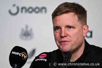 Eddie Howe press conference LIVE as Newcastle United head coach talks injuries, Europe and Palace