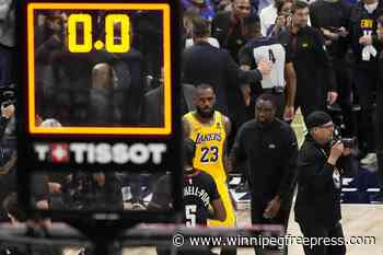 LeBron James rants at NBA’s replay center for calls, Lakers lose on buzzer-beater, trail Denver 2-0