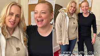Rebel Wilson buddies up to fellow Australian actress Sarah Snook after watching her perform on stage in London: 'You are exquisite!'