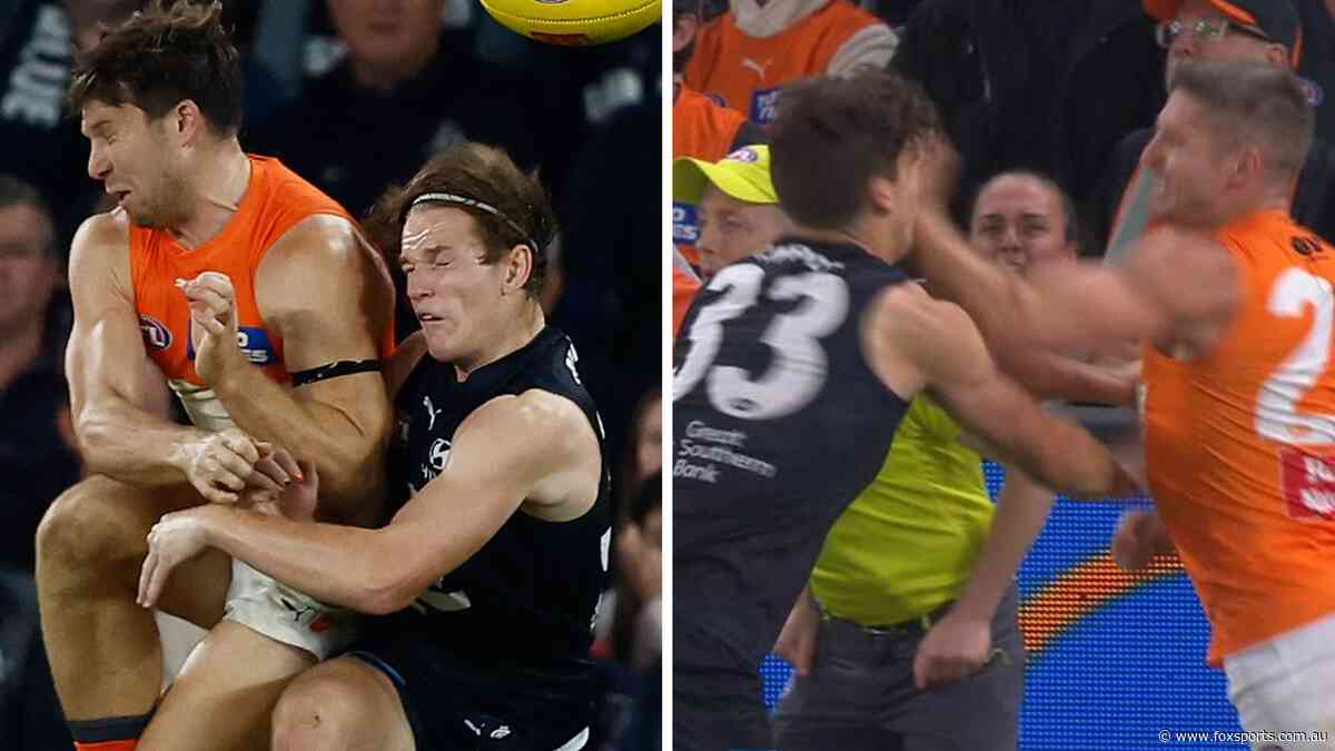 ‘For what, mate?’ Giants’ first win as Tribunal says new AFL rule doesn’t count; Toby up now: LIVE