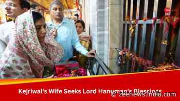 As AAP, ED Fight Over Delhi CM`s Health, Sunita Kejriwal Seeks Blessings Of Lord Hanuman