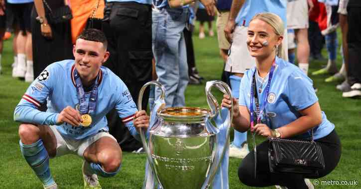 Phil Foden, 23, and girlfriend Rebecca Cooke are expecting third child