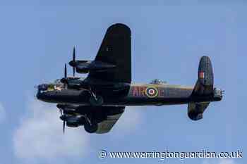 When you can see extremely rare Lancaster Bomber fly over Warrington