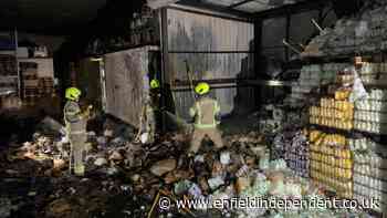 Mill Mead Road, Tottenham fire: Industrial unit damaged