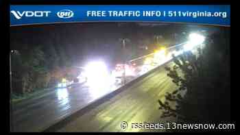 Vehicle fire causes massive delays on I-64 in Newport News
