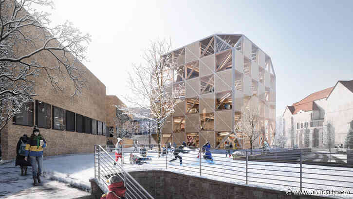 BIG and Kansas School of Architecture & Design Reveal Mass Timber "Makers' KUbe" University Campus
