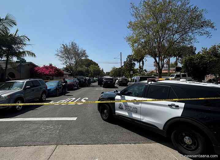 A Santa Ana man was apparently murdered by his roomate this morning