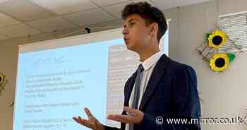 UK's youngest teacher is 16-year-old boy who gives lessons to his fellow teenagers