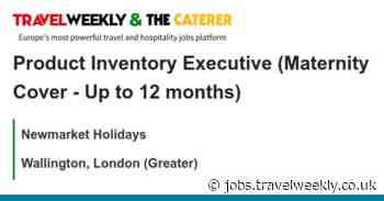 Newmarket Holidays: Product Inventory Executive (Maternity Cover - Up to 12 months)