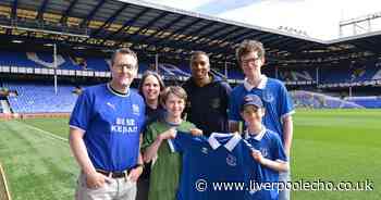 'A very emotional day for us' - Ashley Young meets Everton supporter back playing football after he 'died'
