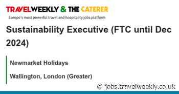 Newmarket Holidays: Sustainability Executive (FTC until Dec 2024)