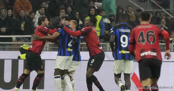 Milan-Inter, le conseguenze del derby: squalifica per Theo Hernandez e Dumfries, due turni a Calabria – Cos’è successo a fine partita