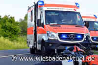 Motorradfahrer in Wiesbaden bei Kollision verletzt