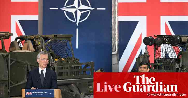 Rishi Sunak holds press conference with Nato secretary general – UK politics latest