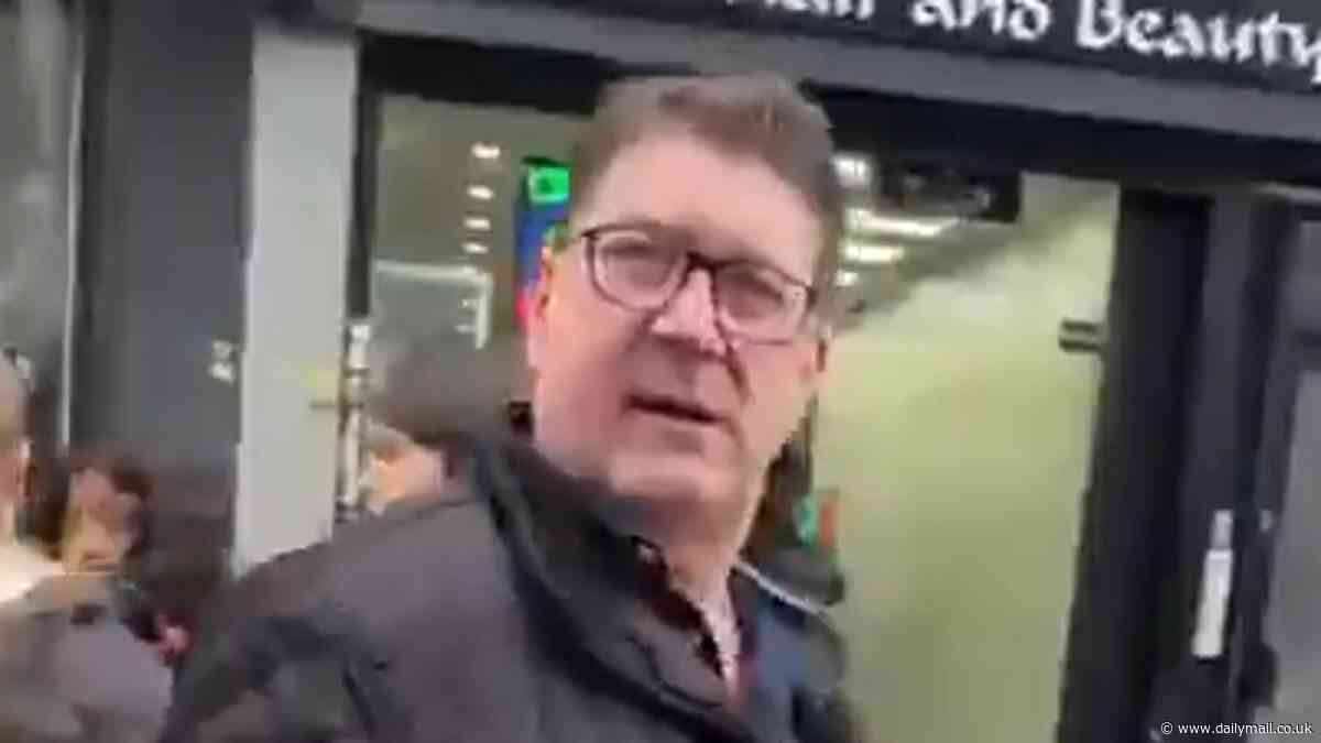 Electrician, 55, filmed racially abusing Muslim women as they returned from a pro-Palestine protest told police his name was Adolf Hitler, court hears