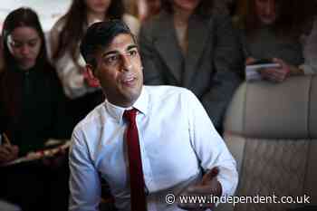 Britain to spend 2.5 per cent of GDP on defence by 2030, Rishi Sunak announces