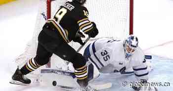 Samsonov’s solid play helps Leafs tie Bruins 1-1