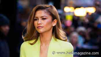 Zendaya just donned a tennis ball-green plunge neck suit and obviously pulled it off