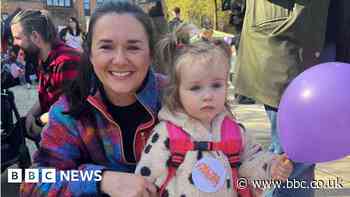 Parents in NI march for help with childcare bills