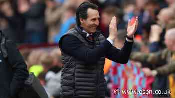Aston Villa extend Emery contract through 2027