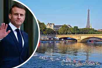 De Seine is een staatszaak geworden: president Macron belooft dat water proper zal zijn voor Olympische Spelen, triatlon dus mét zwemmen