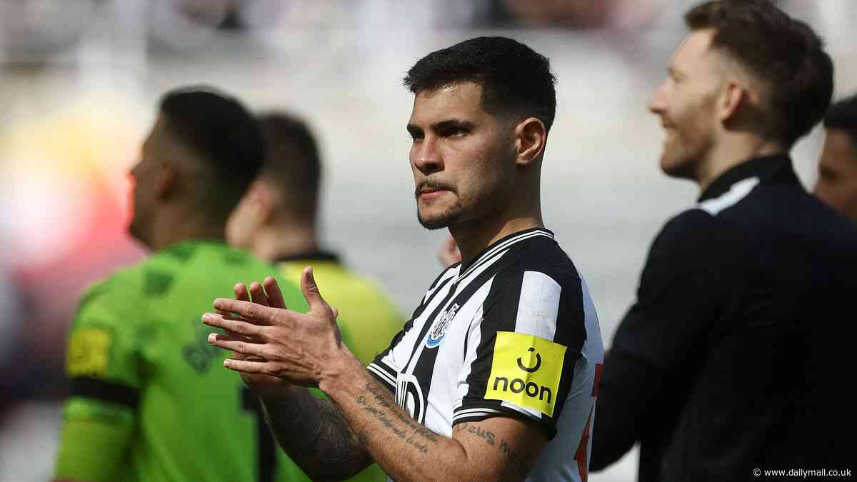 Arsenal and Man City 'set to fight for the signing of £100m-rated Newcastle star Bruno Guimaraes' - as the Magpies face losing key players this summer to comply with financial rules