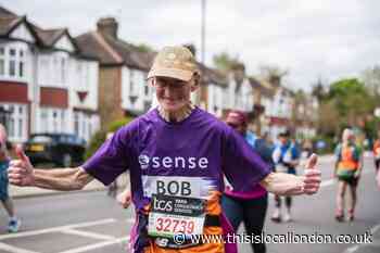 Viral TikTok video of Bob Smith, 79, at London Marathon end