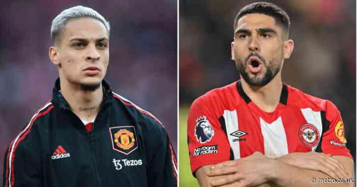 Neal Maupay trolls Manchester United star Antony after controversial FA Cup semi-final antics
