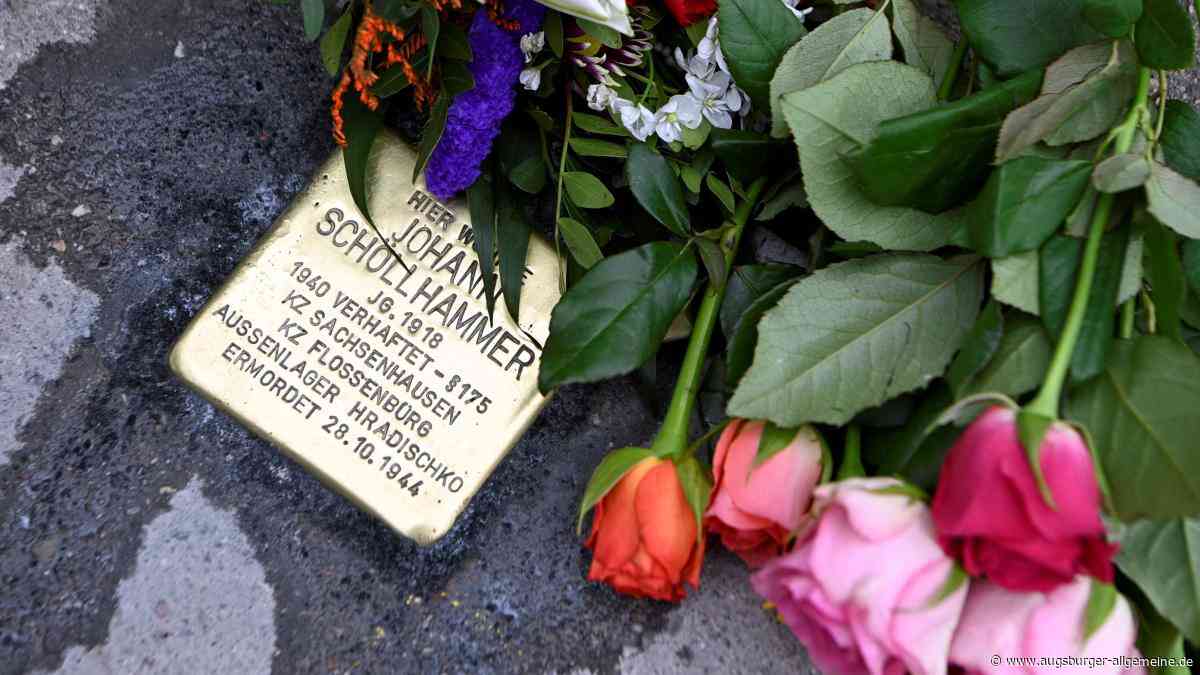 Drei neue Stolpersteine in Augsburg würdigen NS-Opfer