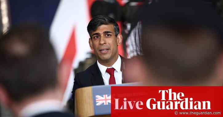 Defence spending in UK to be put ‘on war footing’, Rishi Sunak says – as it happened