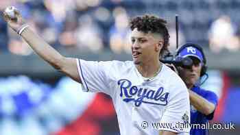 Patrick Mahomes CAN join the Kansas City Royals for spring training... MLB team tells Chiefs star he 'is welcome anytime' after QB revealed he wanted to 'see if I can still hit the ball or pitch'