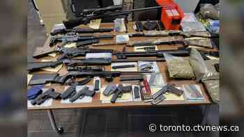 Three brothers from York Region charged after police seize 'large arsenal' of firearms, $60,000 worth of drugs