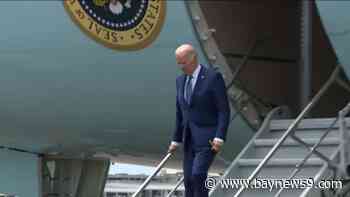 President Biden has landed in Tampa to deliver abortion remarks
