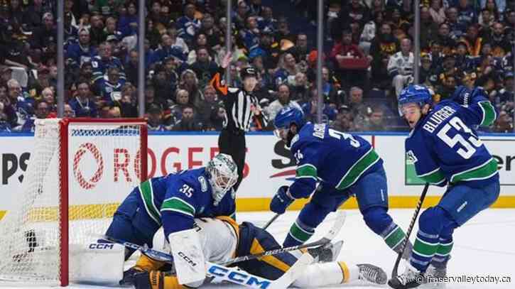 Canucks star goalie Thatcher Demko unavailable for Game 2: coach
