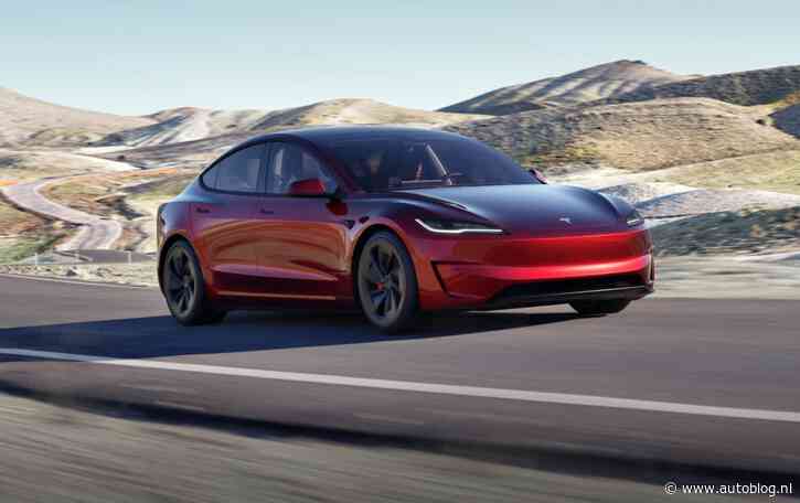 Officieel en NL prijs: 517 pk Tesla Model 3 Performance