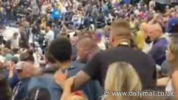 Nikola Jokic's brother appears to PUNCH a fan in the face after Nuggets' comeback win over Lakers - as Denver Police appeal for people to come forward and NBA investigate incident