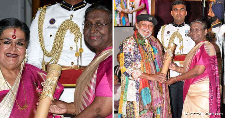Mithun Chakraborty Usha Uthup Honoured With Padma Bhushan