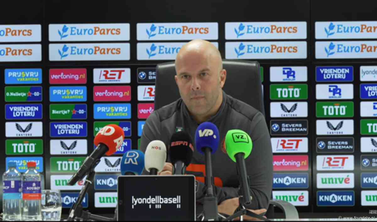 Feyenoord en Arne Slot houden geen persconferentie voorafgaand aan de wedstrijd tegen Go Ahead Eagles