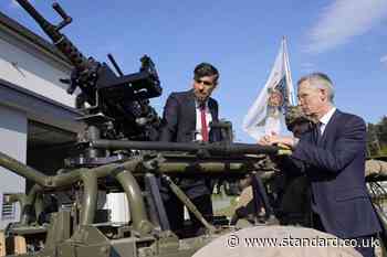 Sunak vows to boost UK defence spending to 2.5% of GDP by 2030