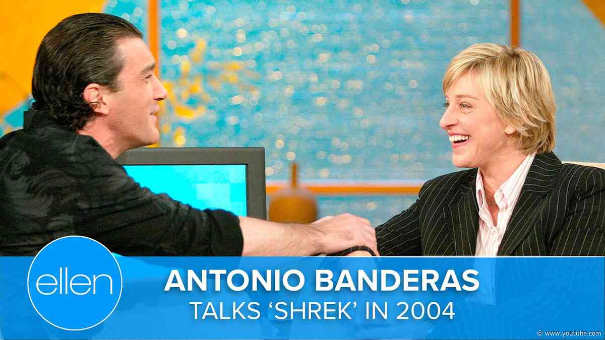 Antonio Banderas Talks ‘Shrek’ in 2004
