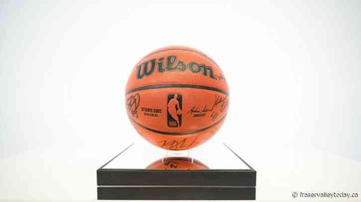 Basketball autographed by 19 Canadian NBA players up for grabs in online contest