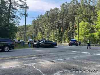Large law enforcement presence closes road in Durham