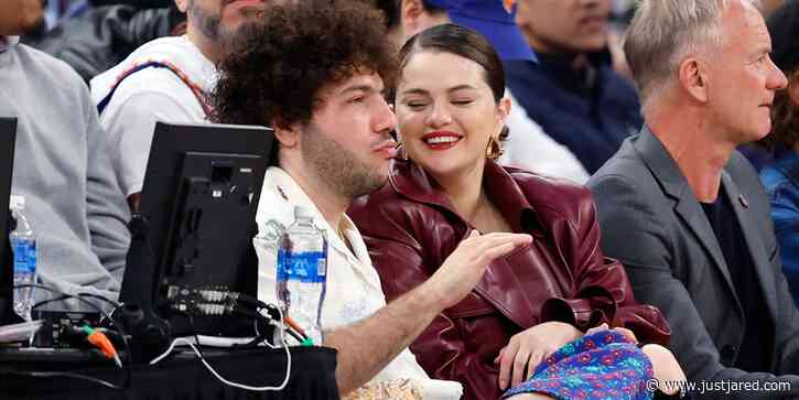 Selena Gomez & Benny Blanco Have a Date Night at Knicks NBA Playoff Game!