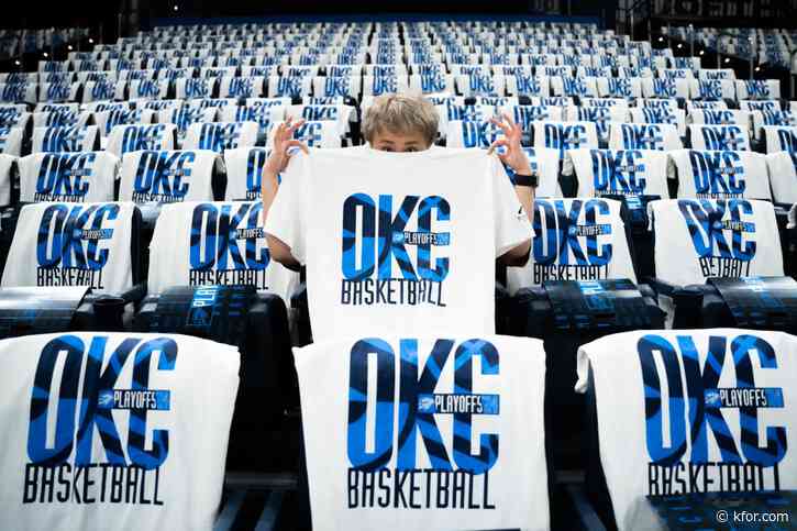 OKC Thunder reveal Game 2 playoff t-shirts for Wednesday