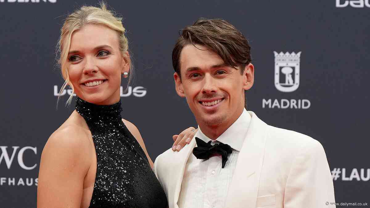 Tennis power couple Katie Boulter and  Alex de Minaur look loved-up while Jude Bellingham rocks bell-bottoms as he swaps the pitch for the red carpet at the Laureus World Sports Awards