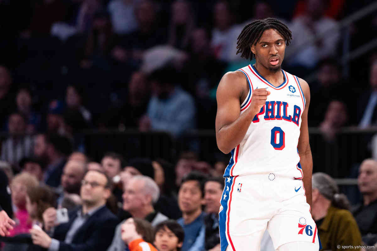 76ers guard Tyrese Maxey named NBA's Most Improved Player after breakout All-Star campaign