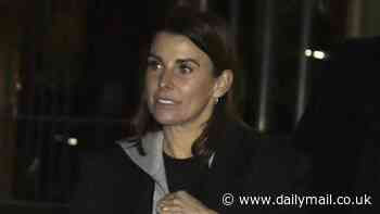 Coleen Rooney cuts a casual figure as she steps out on late night shopping trip with husband Wayne and their four sons