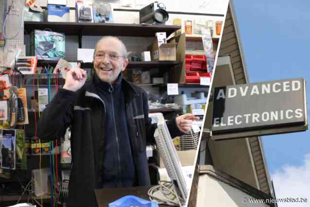 Paul Maes (77) is al 55 jaar zaakvoerder van elektronicawinkel op Leopoldplein: “Ik moet kunnen toveren”