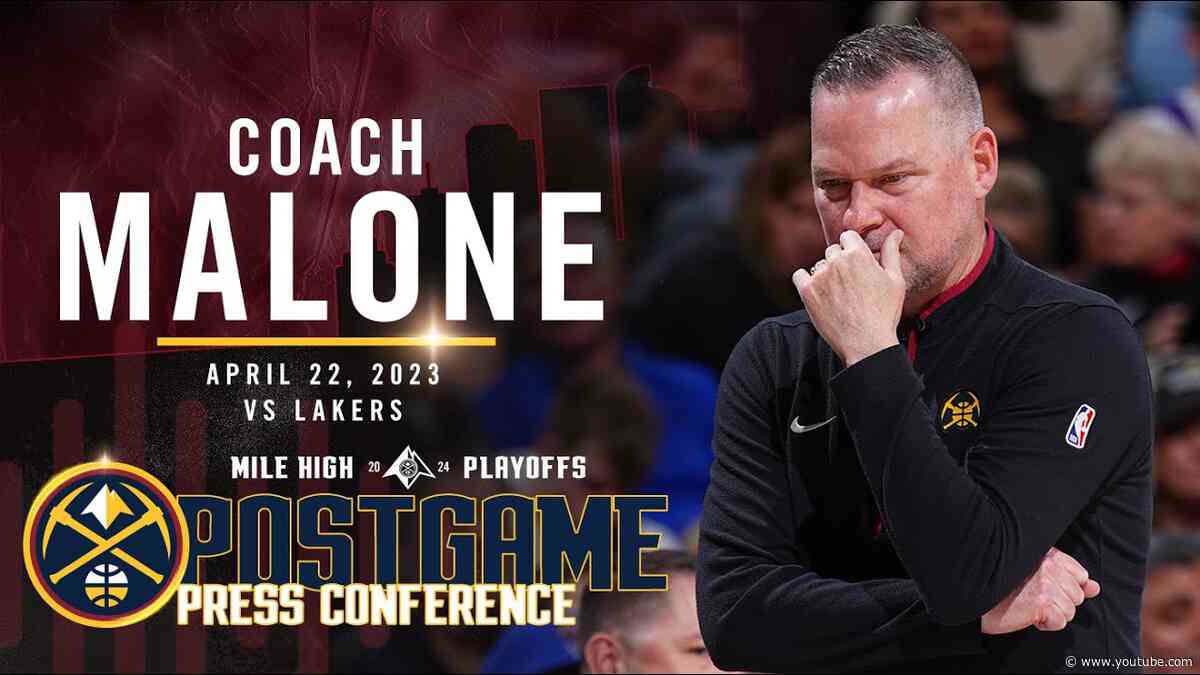Coach Malone Full Postgame Press Conference vs. Lakers 🎙